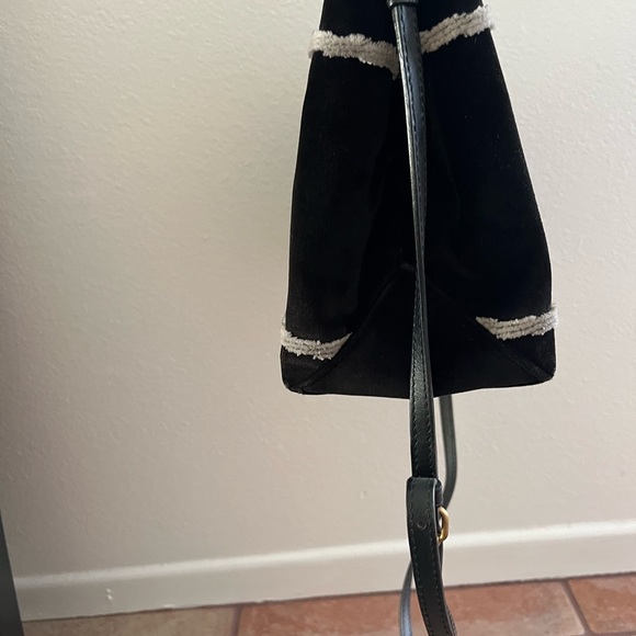 MOSCHINO COUTURE VELVET SIGNATURE TOTE (USED) - Picture 6 of 6